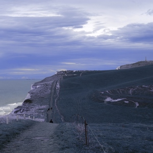 Chemin de promenade sur falaises au bord de la mer - France  - collection de photos clin d'oeil, catégorie paysages